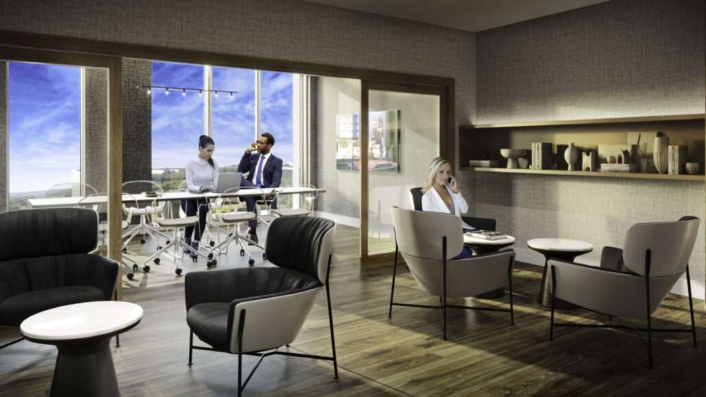 75 James Condos Co-working Space Rendering