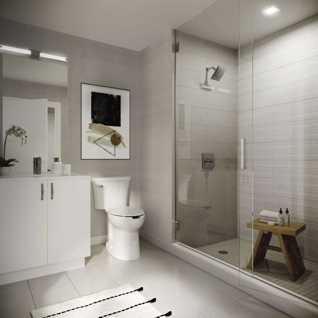 75 James Condos Fitness Bathroom