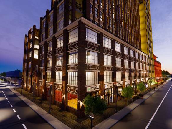 Beasley Park Lofts Exterior View