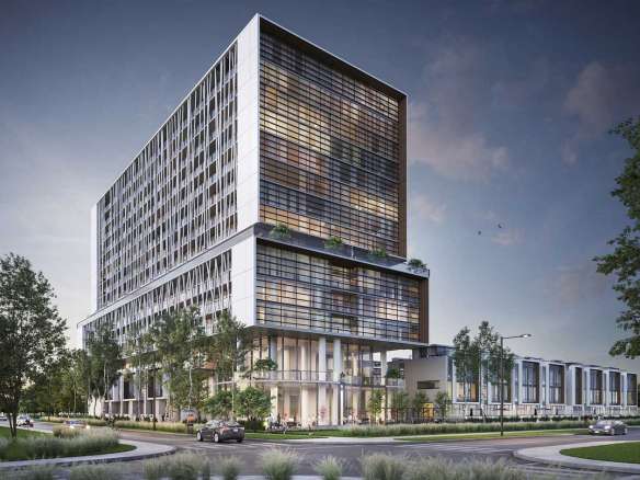 Birch Condos at Lakeview Village Exterior View