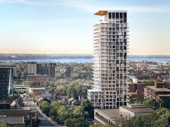 Corktown Condos Aerial