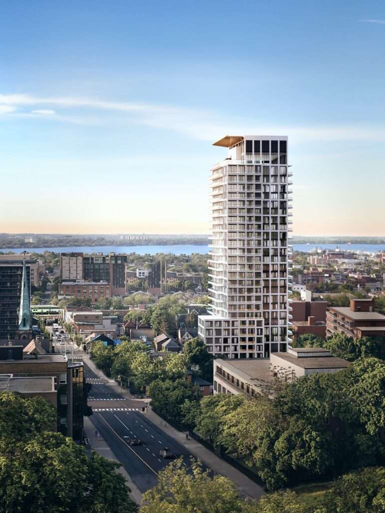 Corktown Condos Aerial