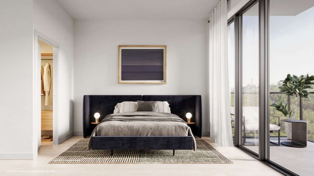 Corktown Condos Bedroom