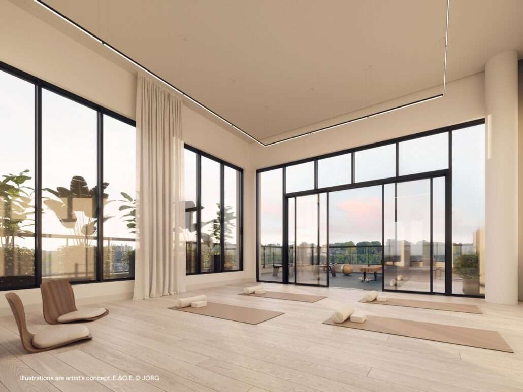 Corktown Condos Yoga Studio