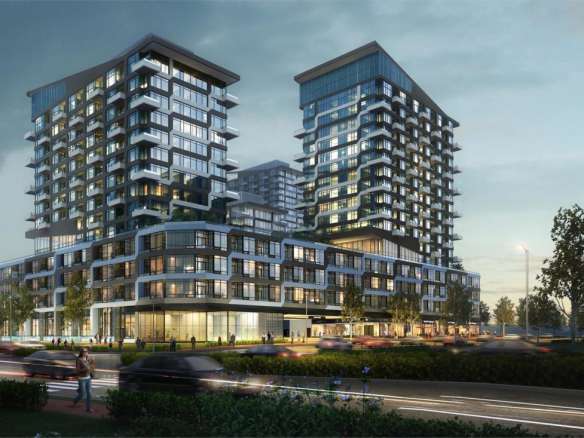 Oak & Co Condos Exterior Rendering