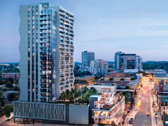 Strata Condos Exterior View