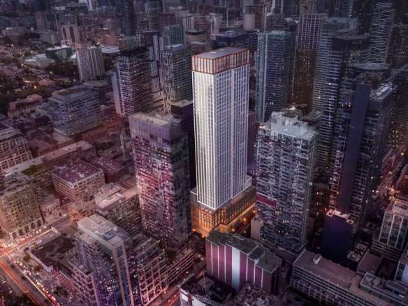 400 King West Condos Aerial View