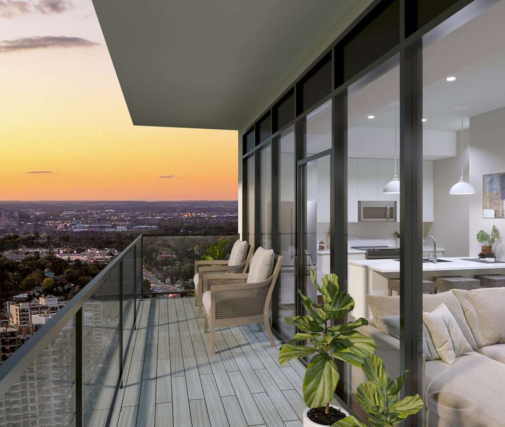Q Condos Balcony