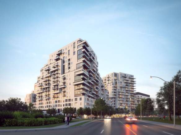 QA Condos Exterior View