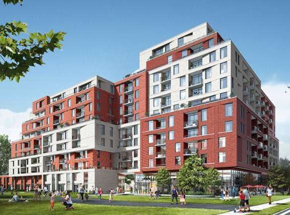 The Keeley Condos Exterior View