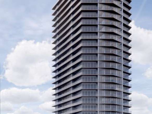 551 Brant Street Condos Exterior View