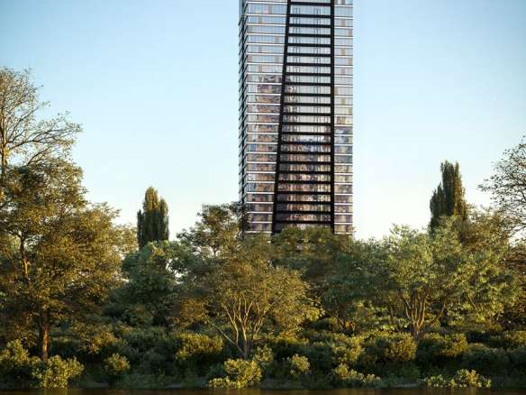 LeftBank Condos Exterior View