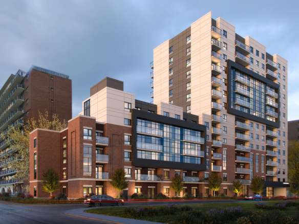 The Brockton Condos Exterior View