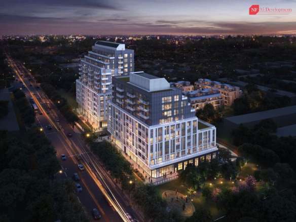 The Garden Series on Sheppard Exterior View