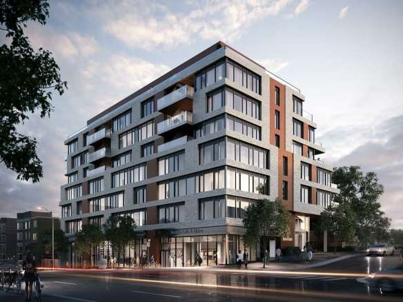The Howard High Park Exterior Rendering
