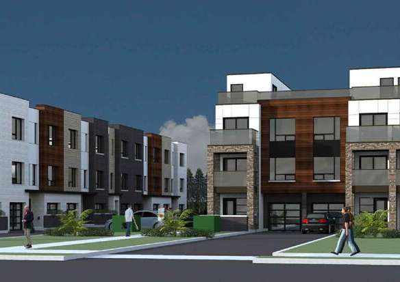 2300 Queensway Drive Townhomes Rendering
