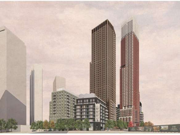 Station Square and Park Lawn Gardens Rendering