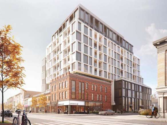 1354 Queen Street West Condos Exterior Rendering