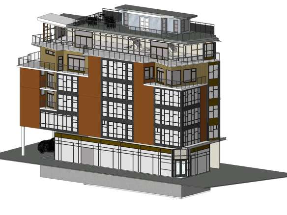 1744 Dundas Street West Condos Exterior Rendering