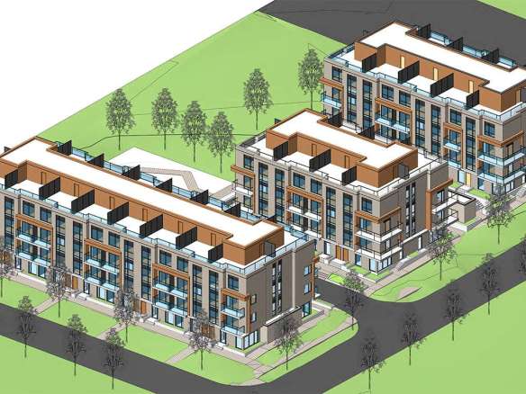 2221 Kennedy Road Towns Rendering