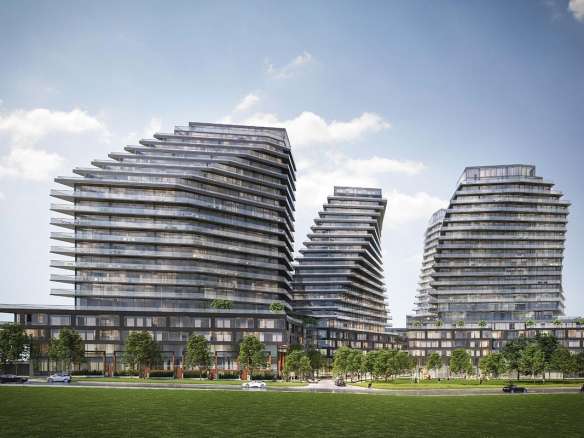 900 The East Mall Condos Exterior Rendering