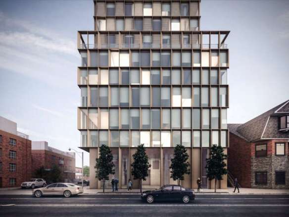 The Sterling Automotive Condos Exterior Rendering