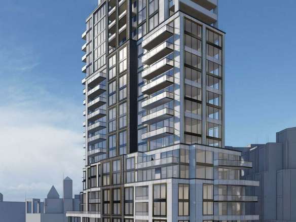 100 Davenport Condos Exterior Rendering
