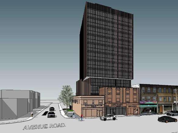 126 Avenue Road Condos Exterior Rendering