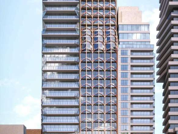 208 Bloor Street West Condos Exterior Rendering
