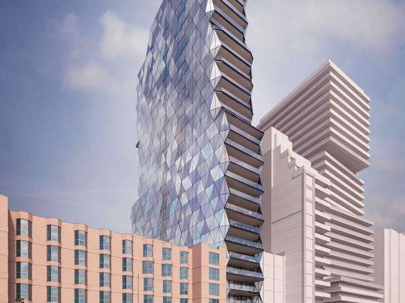 210 Bloor Street West Condos Exterior Rendering