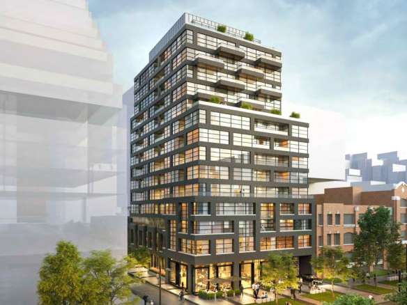 485 Wellington Street West Condos Exterior Rendering