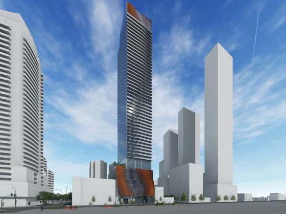 55 Eglinton Avenue East Condos Exterior Rendering