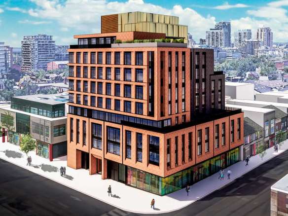 655 Queen Street West Condos Exterior Rendering