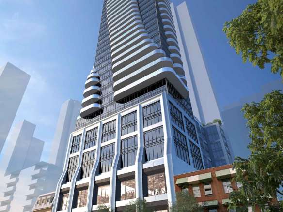 110 Adelaide Street Condos Exterior Rendering