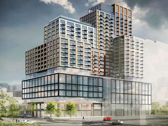 245 Queen Street East Condos Exterior Rendering