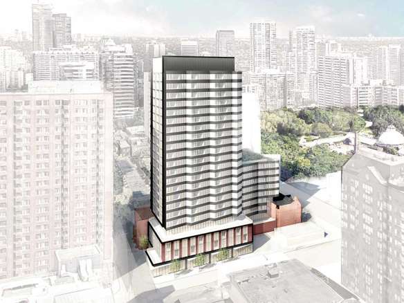 280 Jarvis Street Condos Exterior Rendering