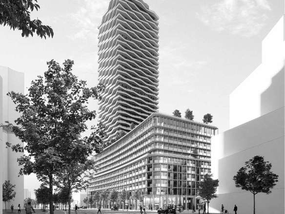 Victory Silo Condos Exterior Rendering