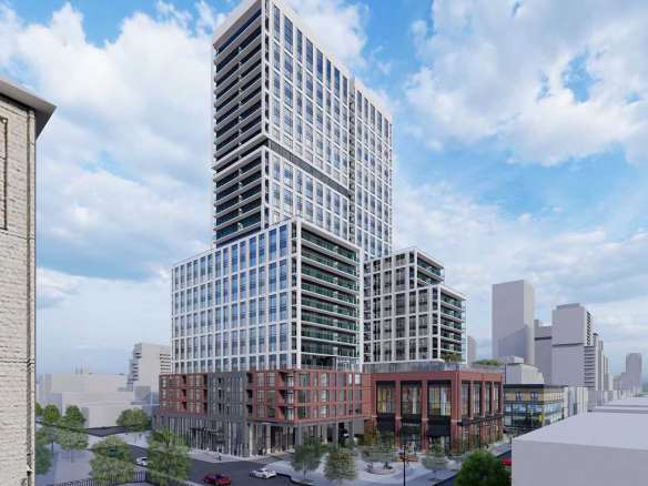 351 Queen Street East Condos Exterior Rendering