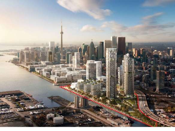 3C Waterfront Condos Exterior Rendering