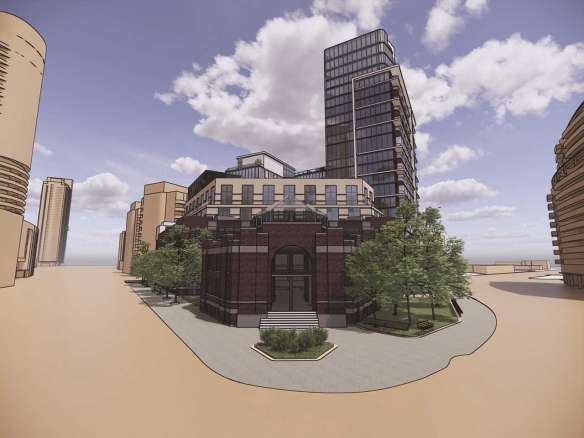 545 Lake Shore West Condos Exterior Rendering