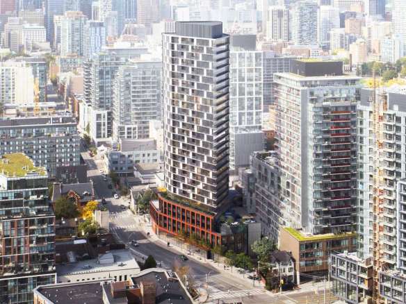 550 Adelaide Street East Condos Exterior Rendering