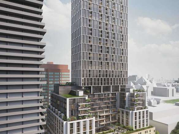 95 St Jospeh St Condos Exterior Rendering