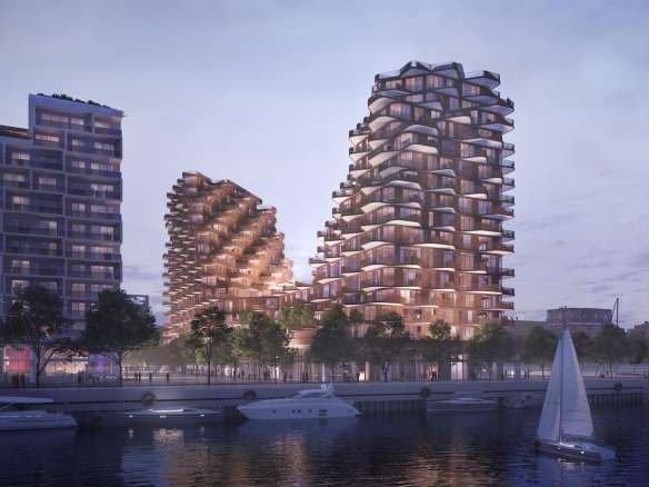 Aqualuna Condos Exterior Rendering
