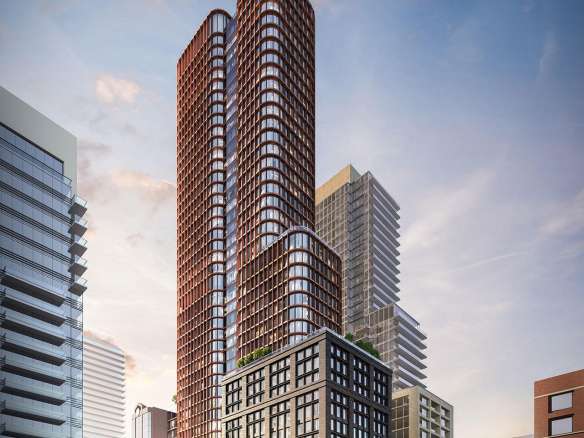 Four Eleven King Condos Exterior Rendering