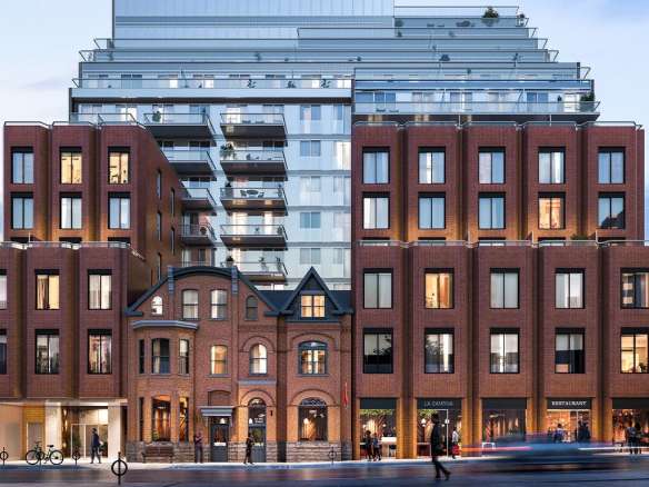 Maison Wellesley Condos Exterior Rendering