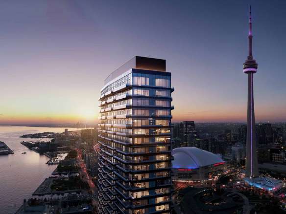 Q Tower Condos Exterior View