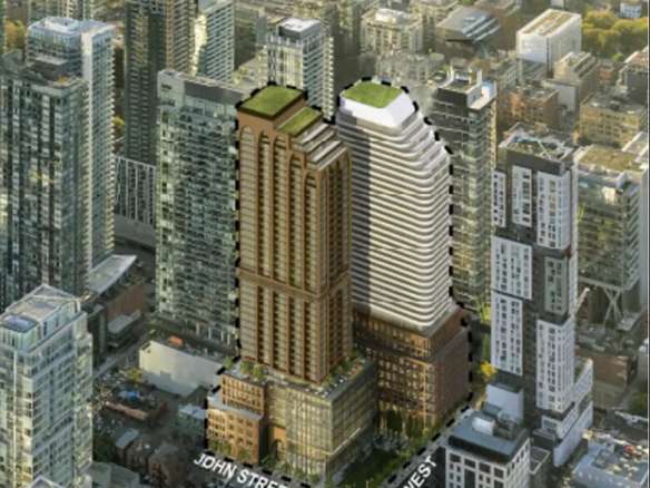 RioCan Hall Redevelopment Condos Exterior Rendering