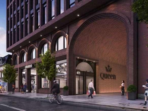 The Queen Condos Exterior Rendering