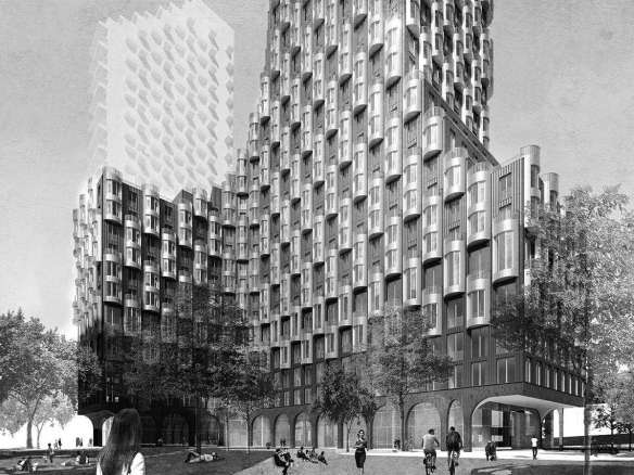 The Western Condos Exterior Rendering