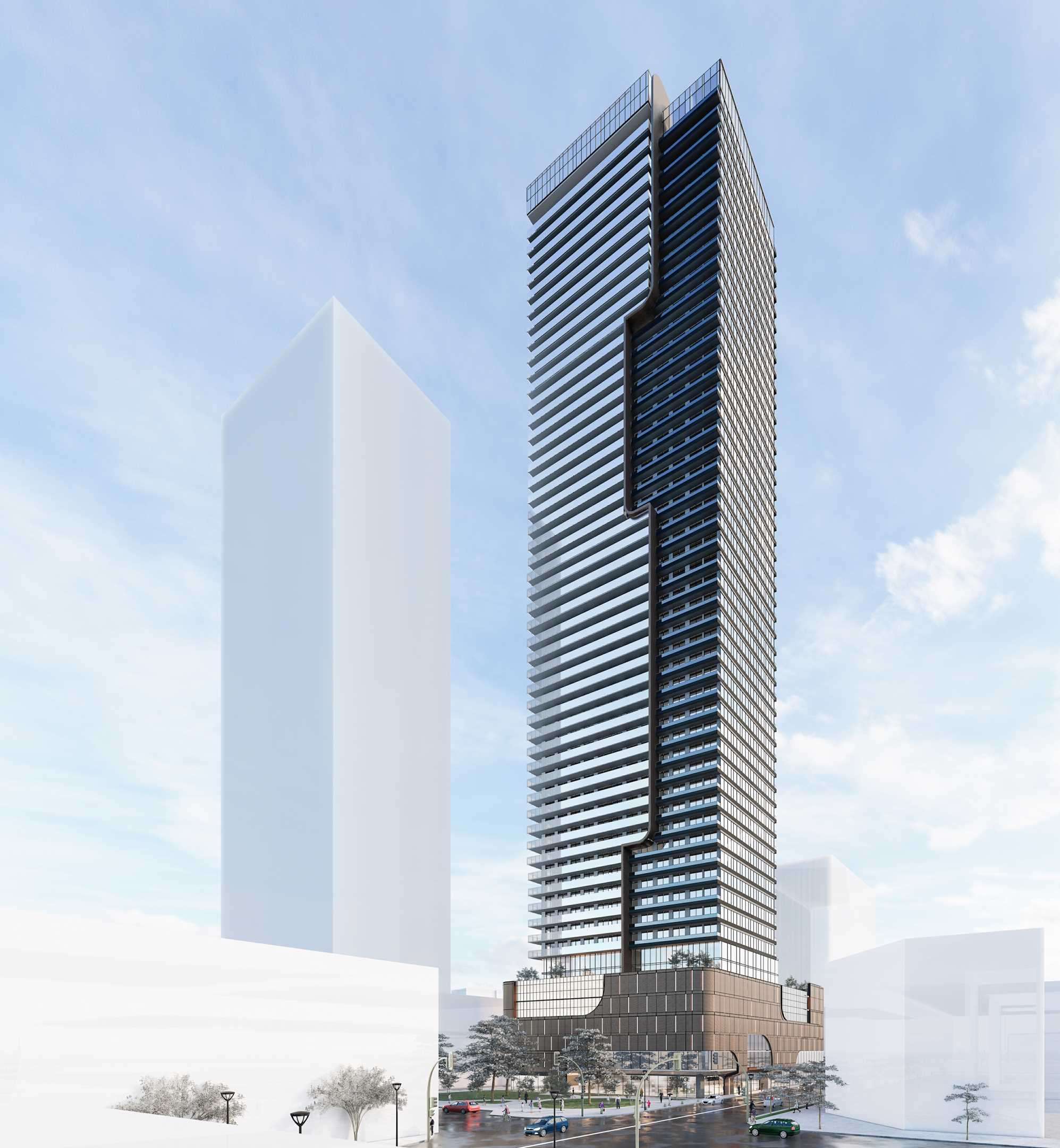 417 King Street West Condos Exterior Rendering 417 King Street West Condos Exterior Rendering